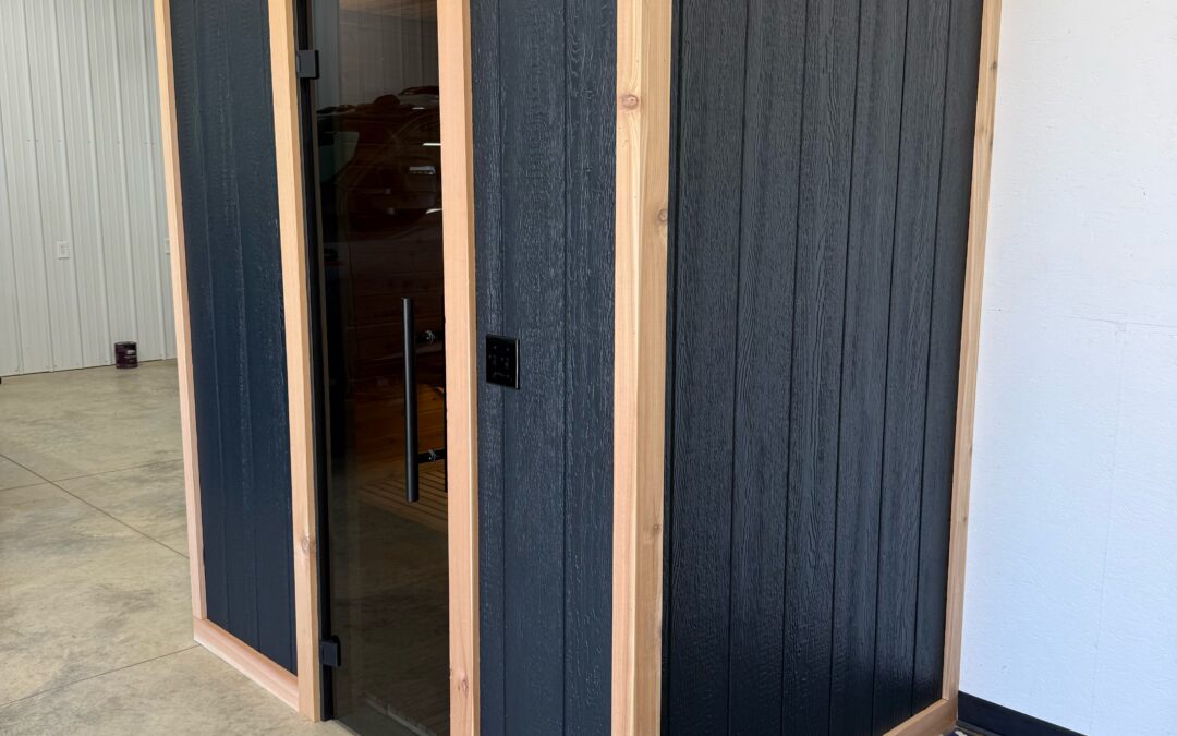 Custom Garage Sauna in Indiana